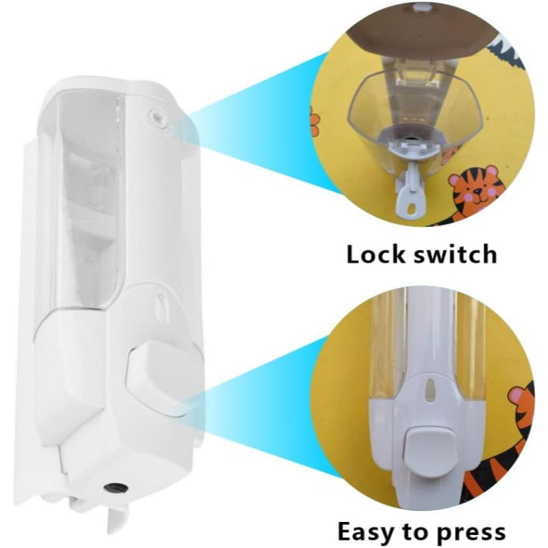 Liquid Soap Dispenser in White 350ml | Durable ABS Plastic