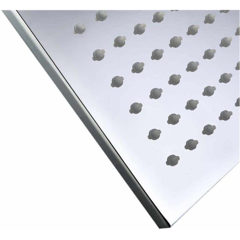 6" to 16" inches Heavy Duty Rain Shower in Stainless Steel | 360° Adjustable | Silicon Nozzles