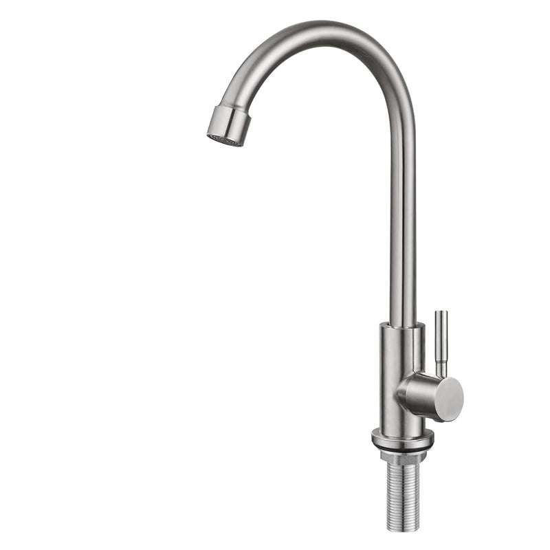 Sink Cock in Stainless Steel | Single Line