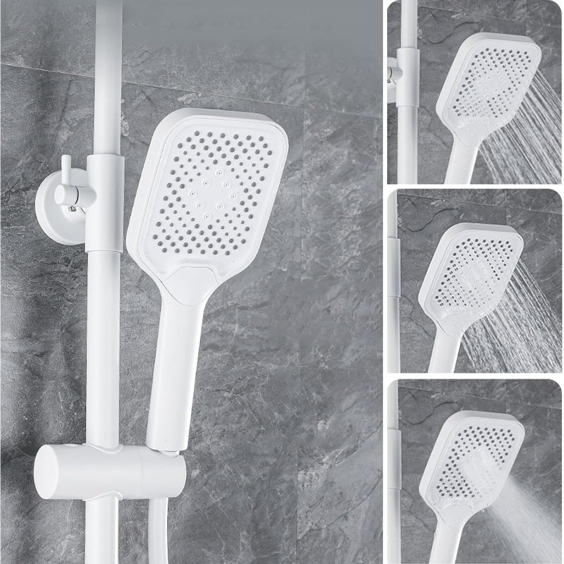 Piano LED Complete Bathroom Shower Set with Basin Faucet