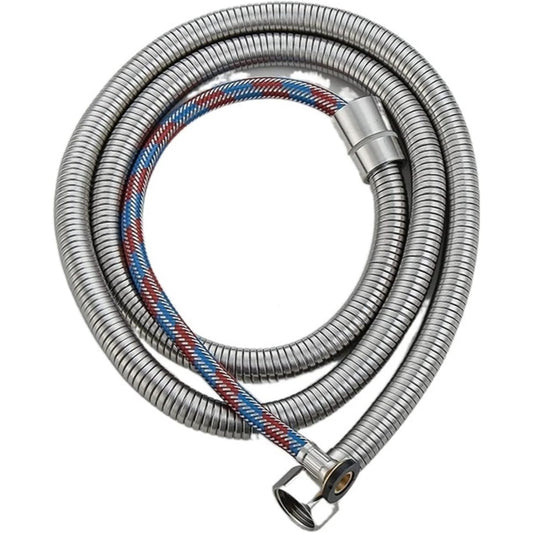1m | 1.2m | 1.5m | High Pressure Muslim Shower Water Pipe in Stainless Steel Chrome for Bathrooms, Toilets or Wash Areas
