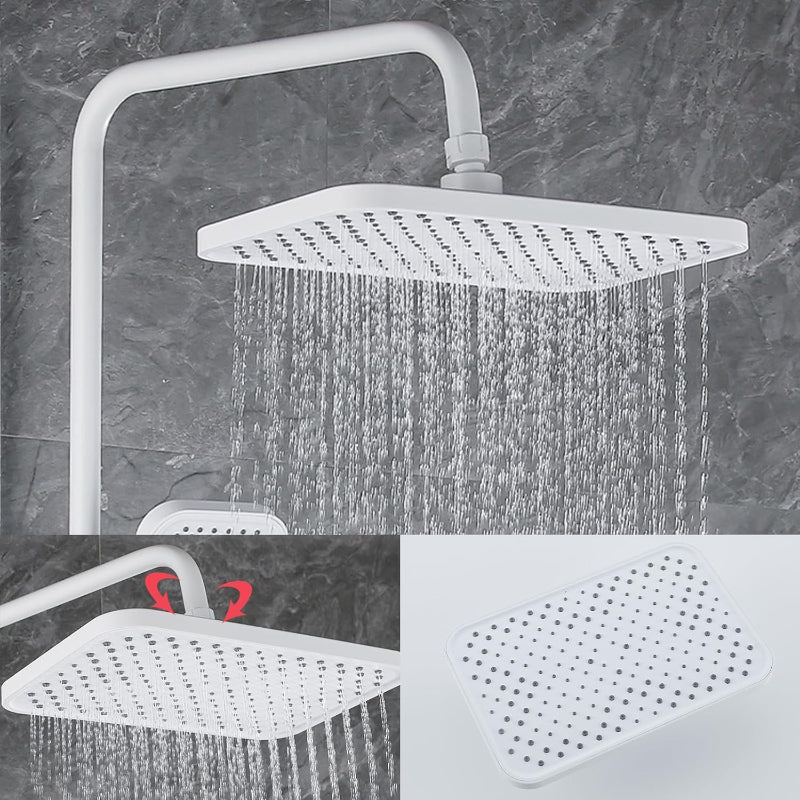 Piano LED Complete Bathroom Shower Set with Basin Faucet