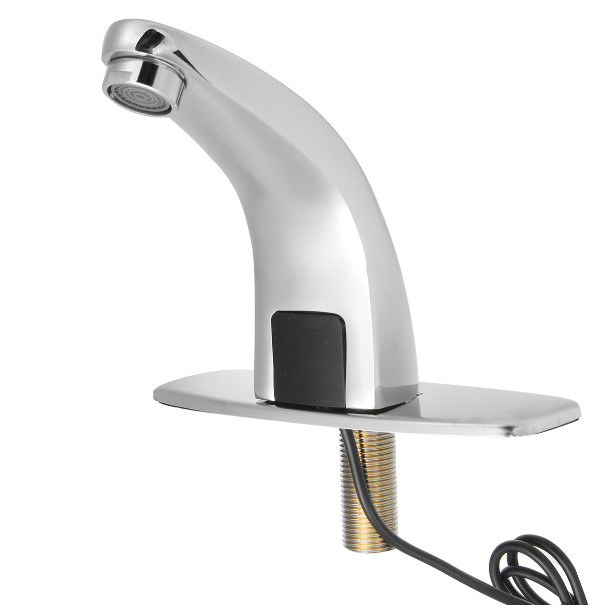 Automatic Bathroom Faucet in Stainless Steel Shiny Chrome | Single Line