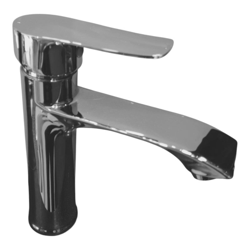 Basin Faucet in Shiny Chrome Stainless Steel | Hot and Cold Mixer