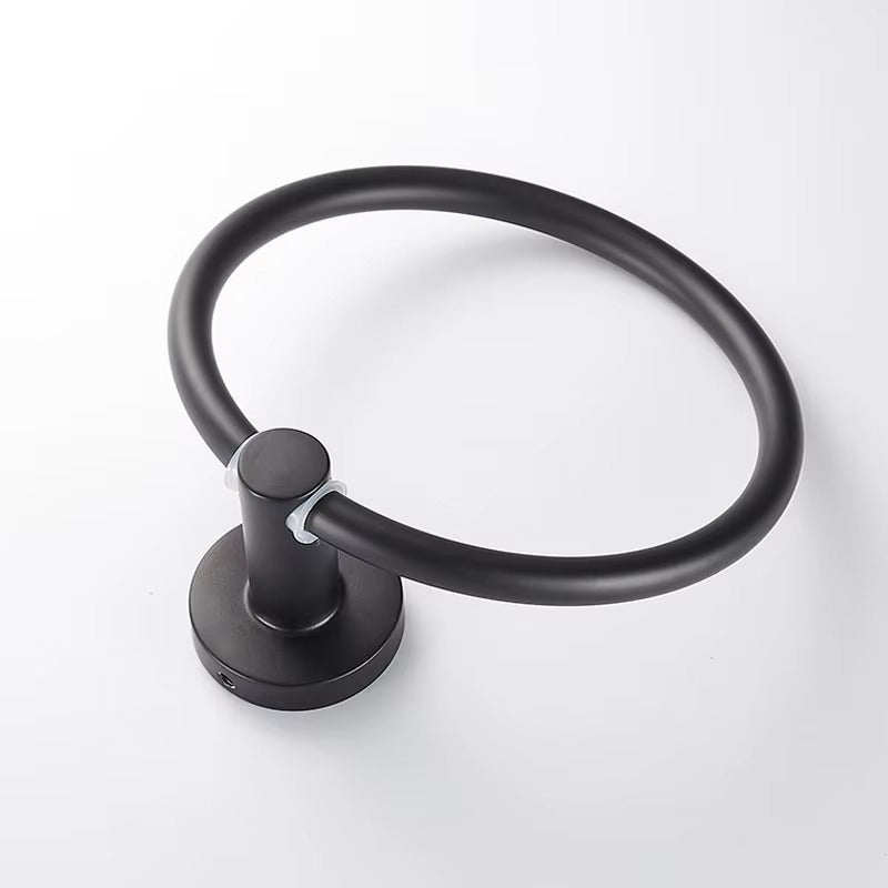 Wesda Towel Ring Stainless Steel in Matt Black