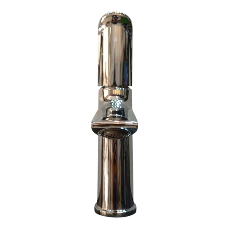 Premium Bathroom Basin in Shiny Chrome | Hot and Cold Mixer | Stainless Steel