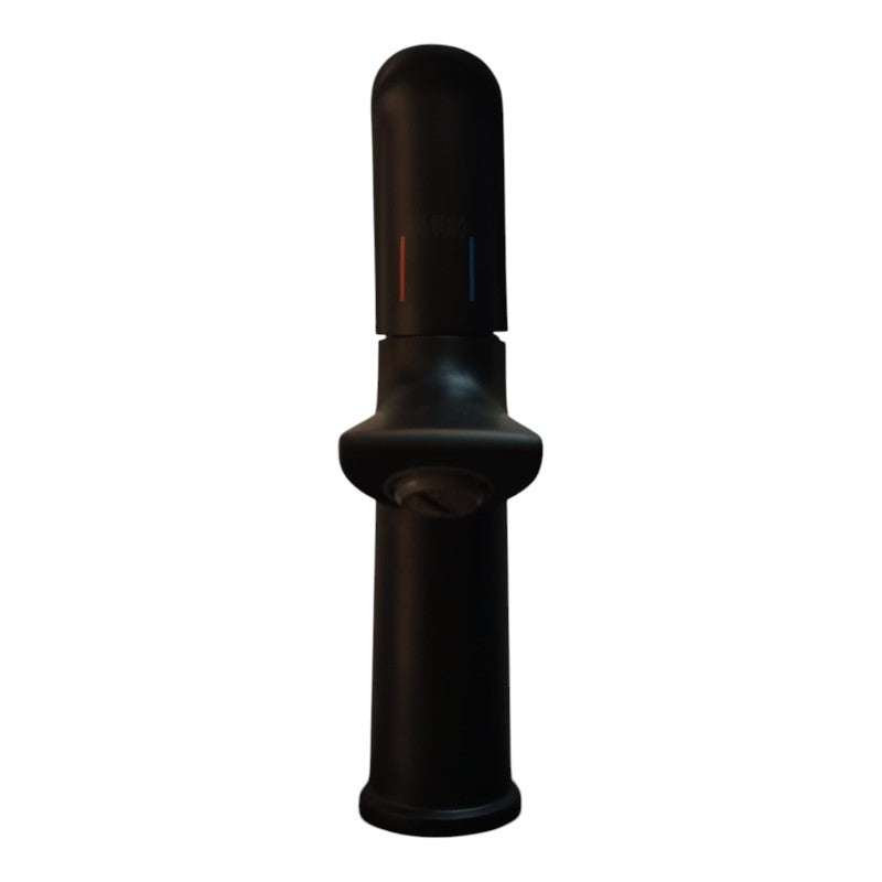Bathroom Basin Faucet in Matt Black | Stainless Steel | Hot and Cold Mixer