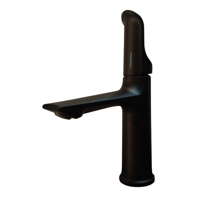 Bathroom Basin Faucet in Matt Black | Stainless Steel | Hot and Cold Mixer