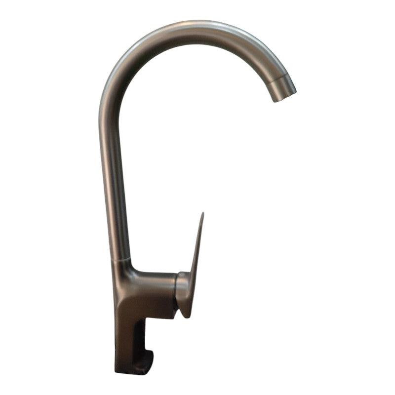 360° Rotatable Faucet for Bathroom and Wash Basin Stainless Steel Shinny grey | Hot and Cold Mixer | Single Handle