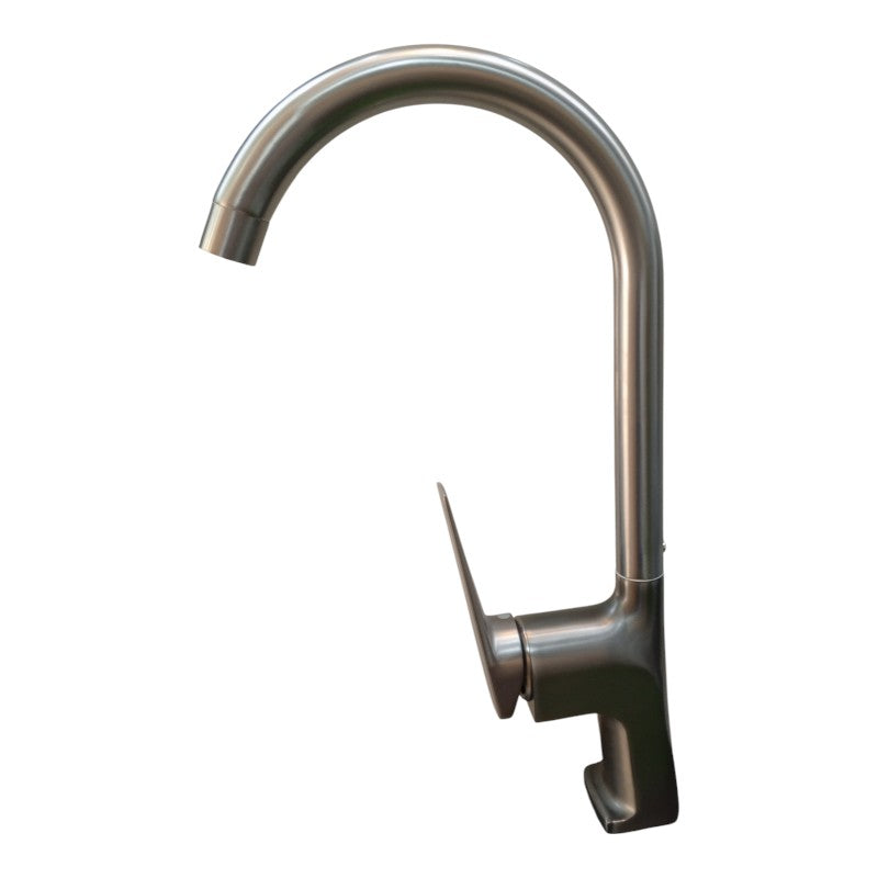 360° Rotatable Faucet for Bathroom and Wash Basin Stainless Steel Shinny grey | Hot and Cold Mixer | Single Handle