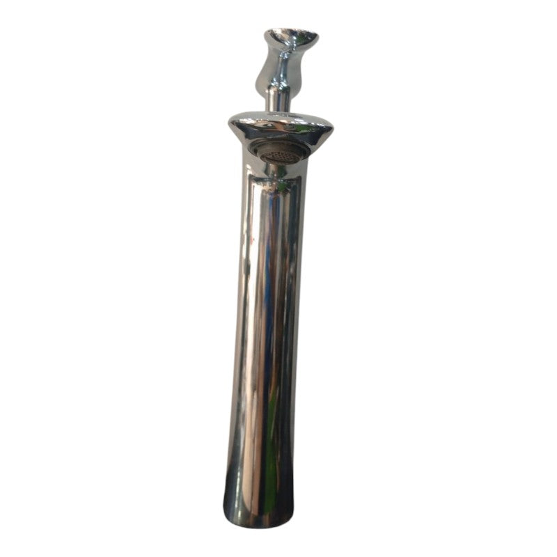 Long Basin Faucet in Shiny Chrome Stainless Steel | Hot and Cold Mixer