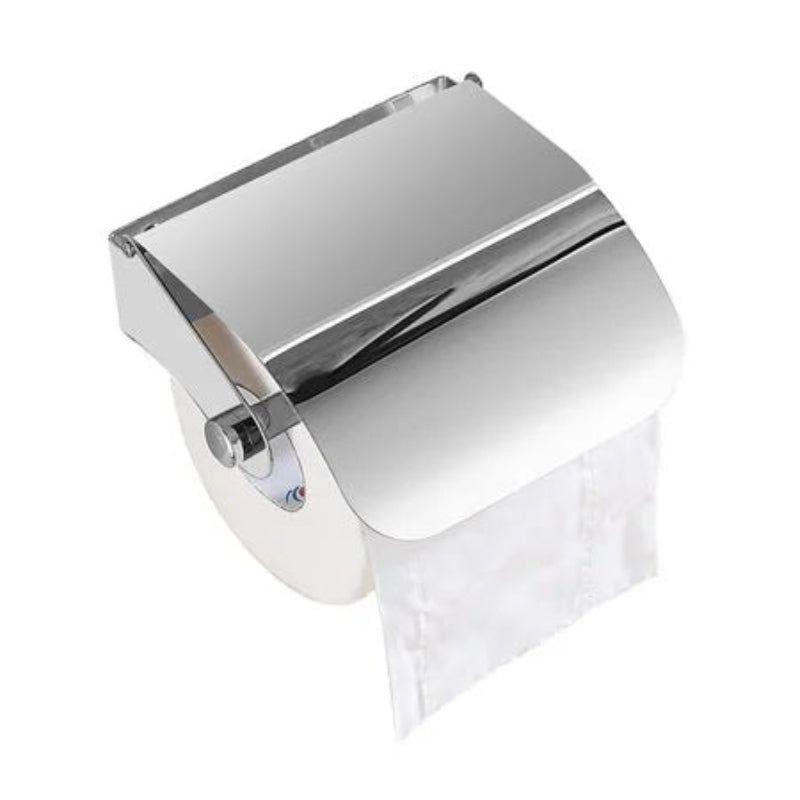 Tissue Roll Holder Shiny Chrome in Stainless Steel