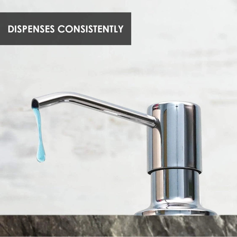 In-Sink Soap Dispenser for Kitchen Sinks with Bottle in Plastic 300ml