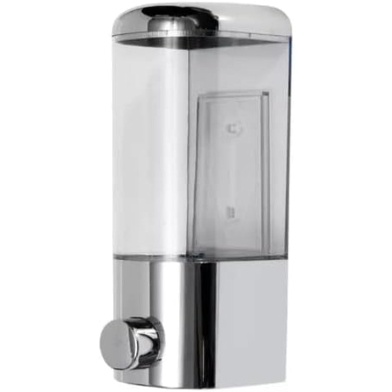 Liquid Soap Dispenser in Chrome 500ml | Durable ABS Plastic