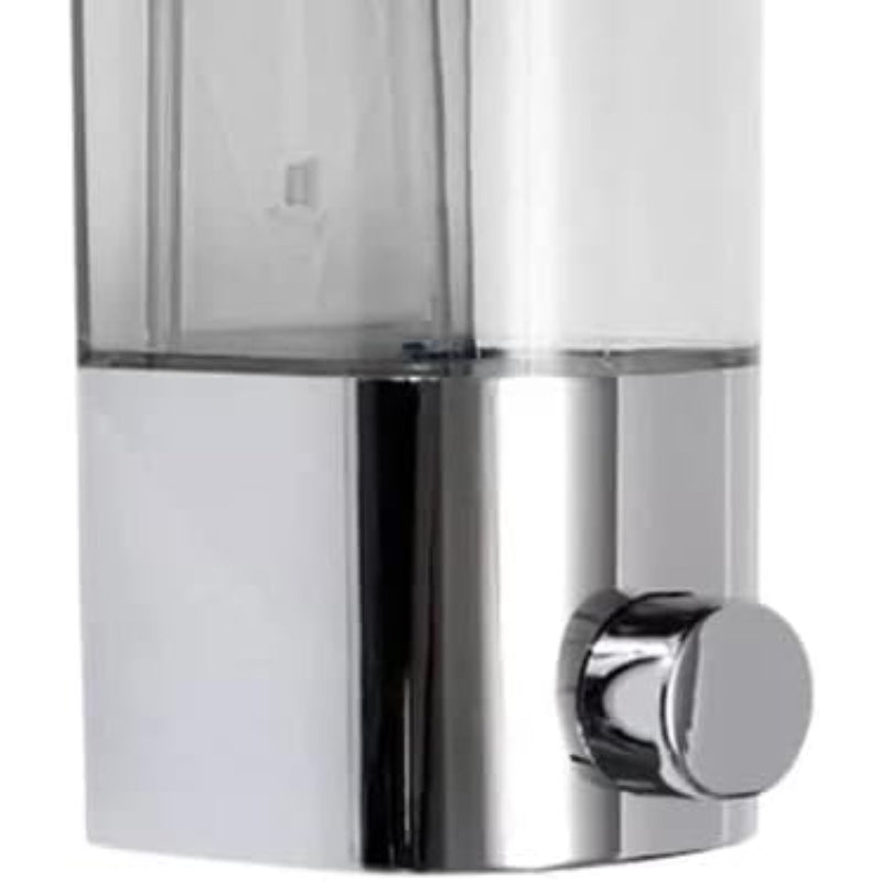 Liquid Soap Dispenser in Chrome 500ml | Durable ABS Plastic