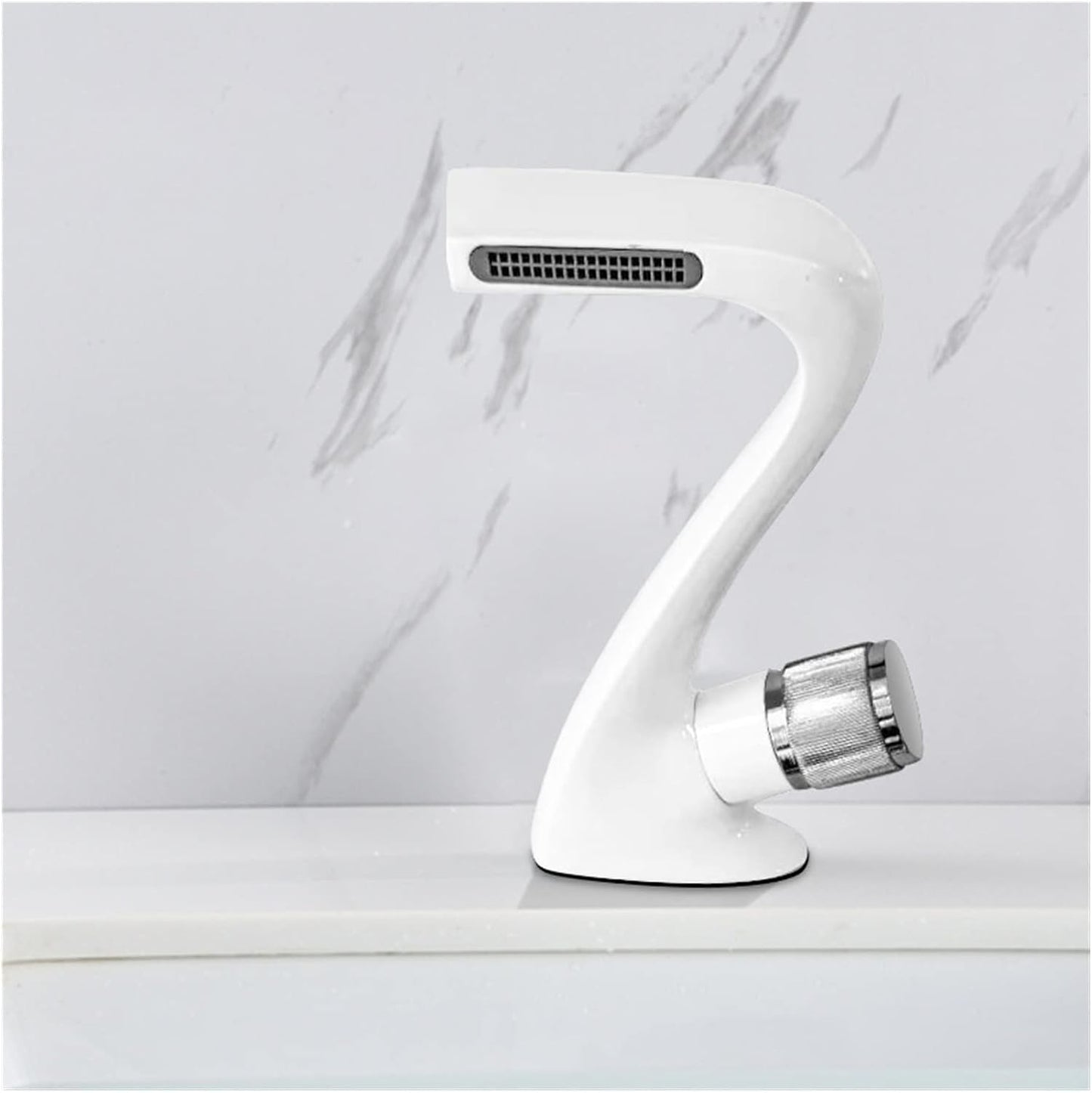 Single Tap Waterfall Faucet for Wash Basin | Hot and Cold Mixer | Chrome White