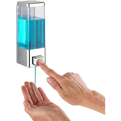 Liquid Soap Dispenser in Chrome 350ml | Durable ABS Plastic