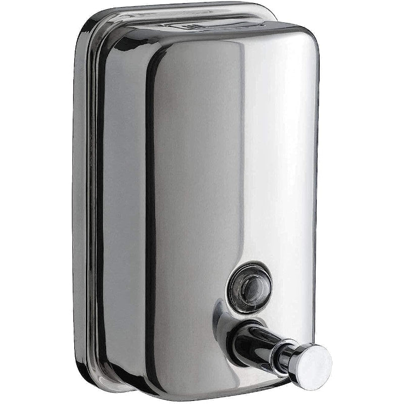 Stainless Steel Liquid Soap Dispenser for Bathrooms, Wash Areas, Kitchens, Offices | Wall Mounted | Smooth Pump