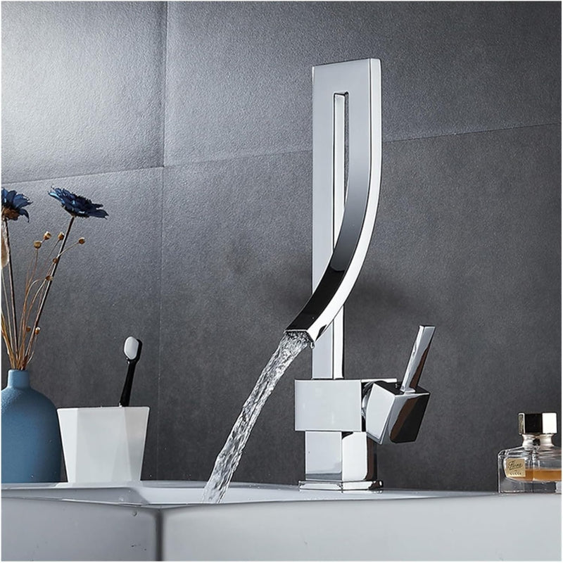 Stylish waterfall faucet for sink

