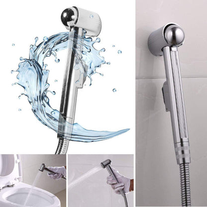 Premium Muslim Shower Head 7"inches for Bathroom and Toilets in Chrome | Durable ABS Plastic | High Water Pressure | Easy Installation