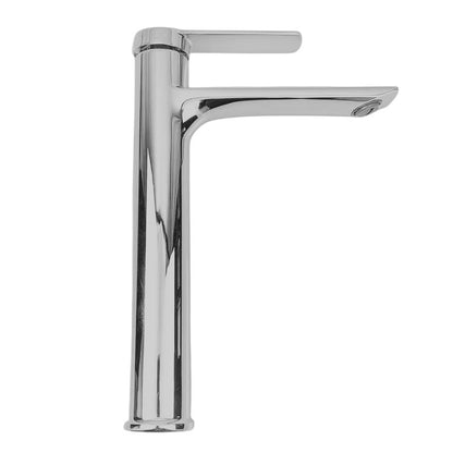 Bathroom Basin 12" inch Faucet in Brushed Nickle | Stainless Steel | Hot and Cold Mixer | Single Handle