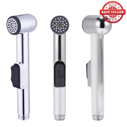 Premium Muslim Shower Head 7"inches for Bathroom and Toilets in Chrome | Durable ABS Plastic | High Water Pressure | Easy Installation