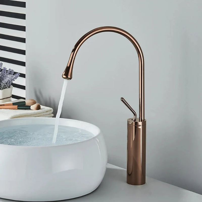Premium gold mixer tap

