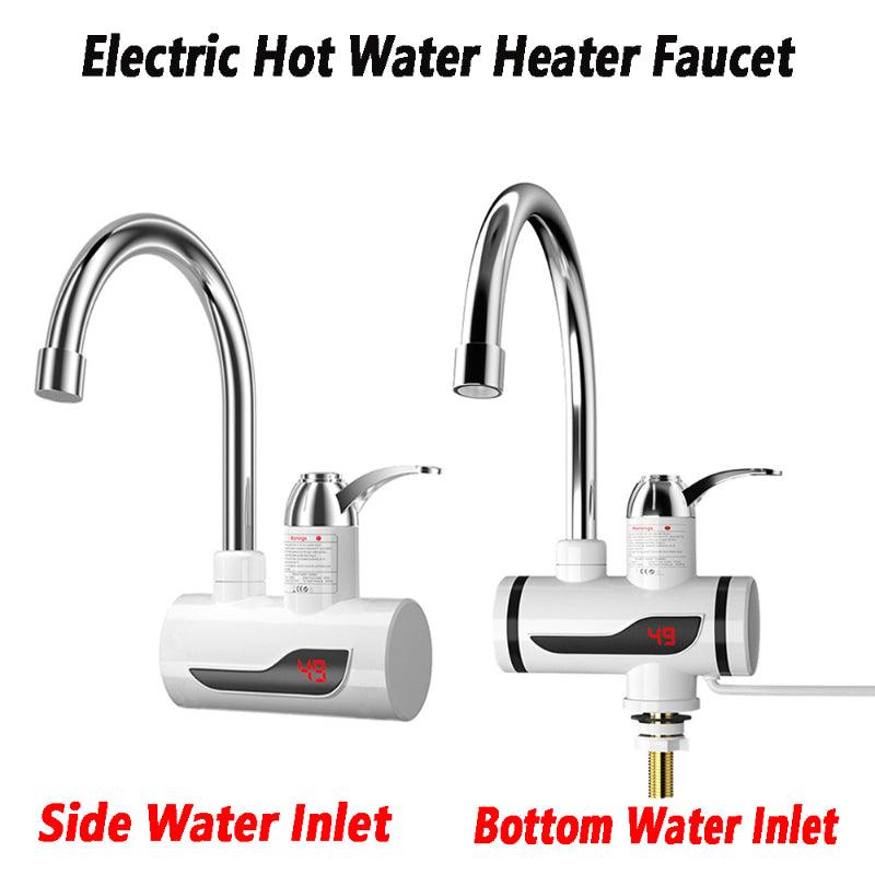 Instant 360° Electric Water Heating Tap for Kitchens and Bathrooms | Shock-Proof Design | Digital Temp° Display | Hot and Cold Water