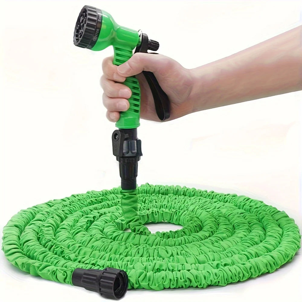 Magic Hose Strechable 100ft Water Pipe with Multi-Function Sprayer for Gardens, Pet Cleaning, Car Wash