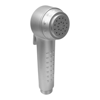 Muslim Shower Head 5"inches for Bathroom and Toilets in Silver Matt | Durable ABS Plastic | Top Push Lever | Moderate Water Pressure | Easy Installation