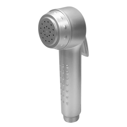 Muslim Shower Head 5"inches for Bathroom and Toilets in Silver Matt | Durable ABS Plastic | Top Push Lever | Moderate Water Pressure | Easy Installation