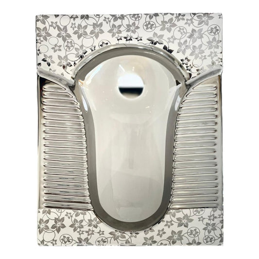 Imported WC 22' x 18' inches in White & silver