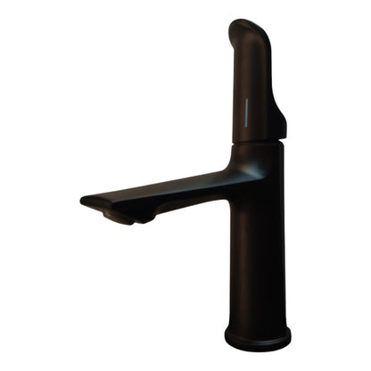 Bathroom Basin Faucet in Matt Black | Stainless Steel | Hot and Cold Mixer