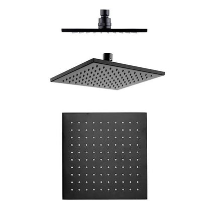 6" to 16" inches Heavy Duty Rain Shower in Stainless Steel | 360° Adjustable | Silicon Nozzles