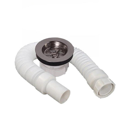 Sink Drain Set | Inlet Size 1.25" Inch | 3" Feet Pipe in PVC