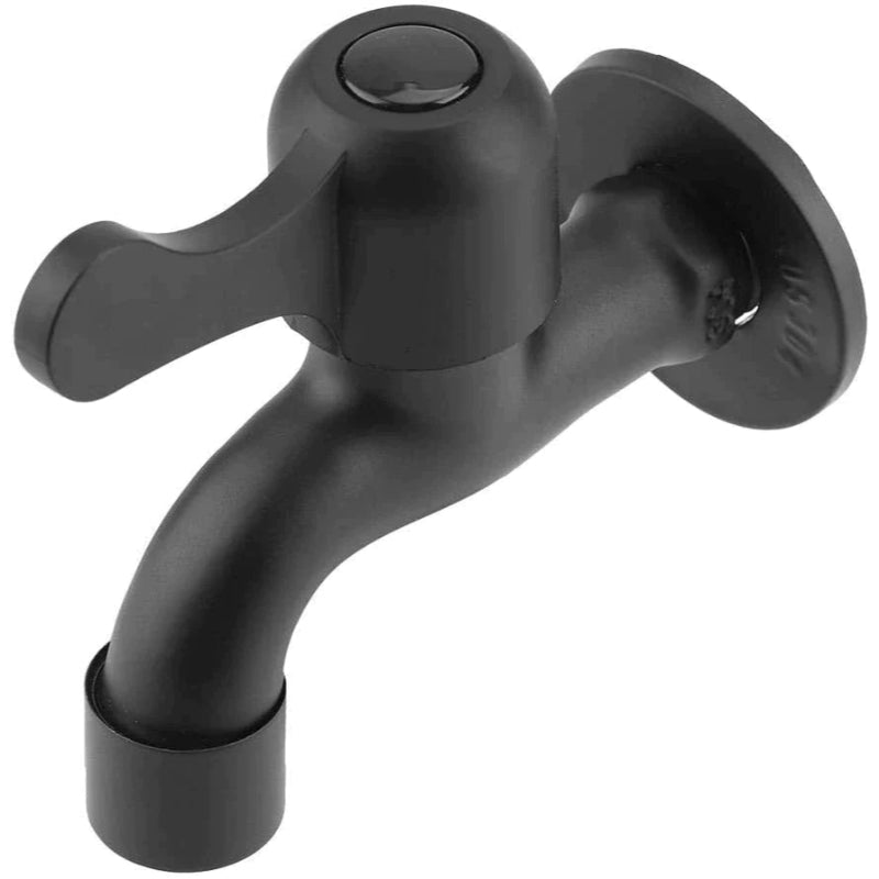 Single Bib Tap Black in Stainless Steel SUS304