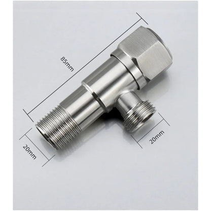 Heavy Duty T Cock Valve 1/2" inch in Stainless Steel